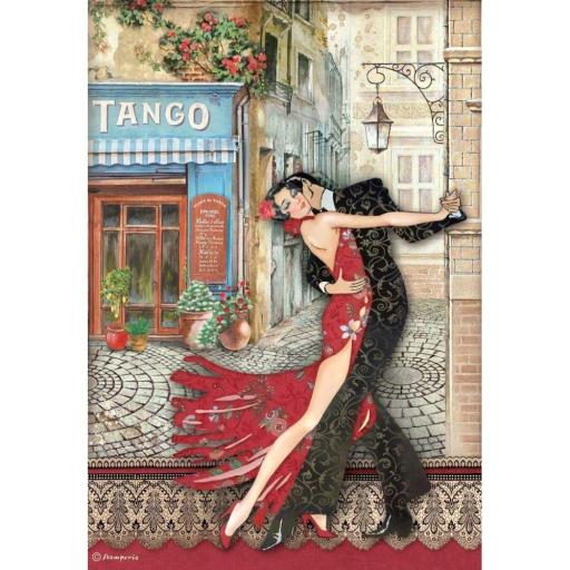 Papel de Arroz Desire Tango Stamperia 