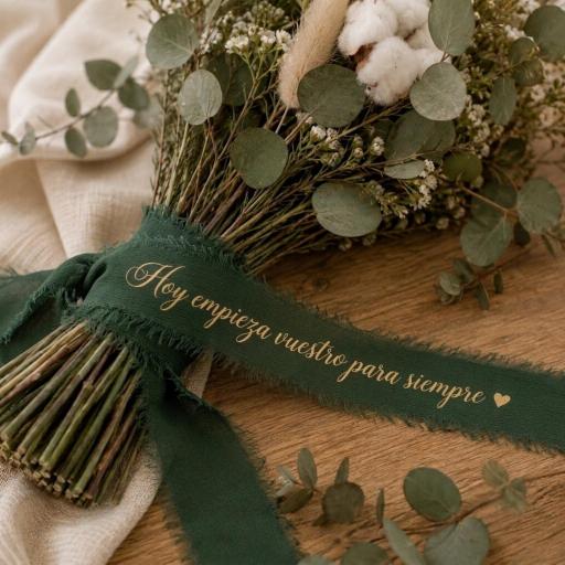 Cinta Personalizada Para Ramo De Novia  [2]