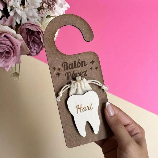 Colgador Puerta Ratón Pérez Personalizado [1]