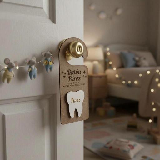 Colgador Puerta Ratón Pérez Personalizado