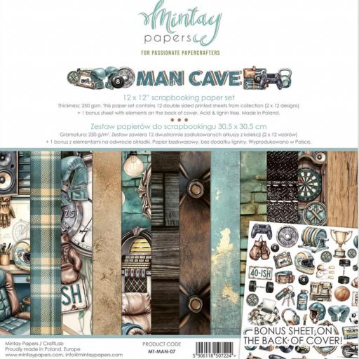 Set de Papeles Man Cave Mintay Papers  [0]