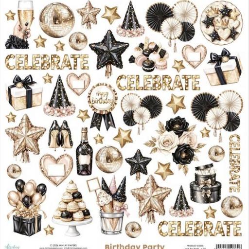 Hoja Para Recortar Birthday Party Mintay Papers [0]