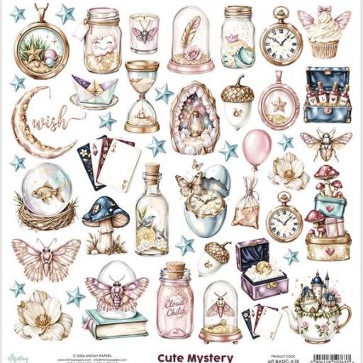 Hoja Para Recortar Cute Mistery Mintay Papers [0]