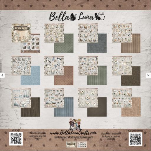 Set de Papeles Be My Baby Basics Cut-Outs BellaLuna Crafts [1]