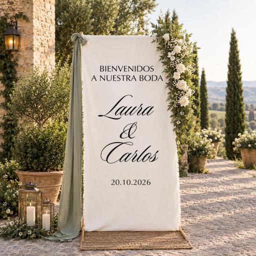 Lona Personalizada "Bienvenidos"  [0]