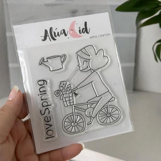 Set De Sellos Love Spring Alúa Cid [0]