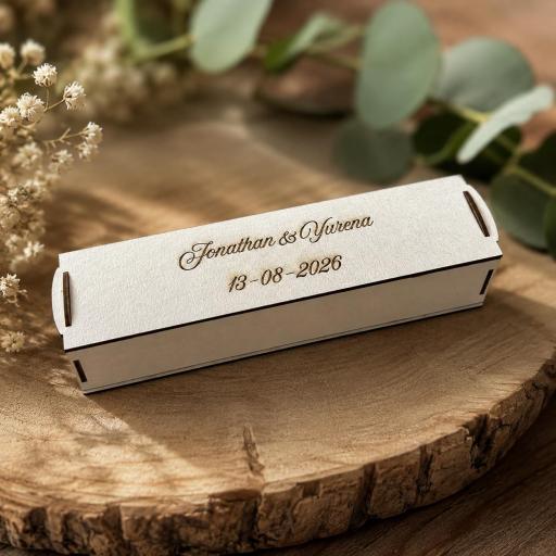 Bolígrafo De Bambú Personalizado Para Boda [3]