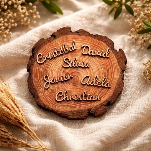 Nombre O Marcasitios Personalizado En Madera  [0]