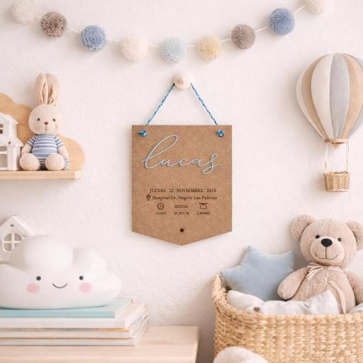 Placa Nacimiento De Bebé Personalizado  [0]