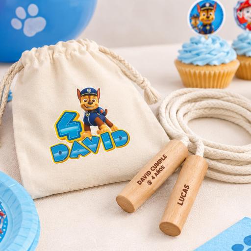 Comba de Madera con Bolsa de Tela Personalizada [0]