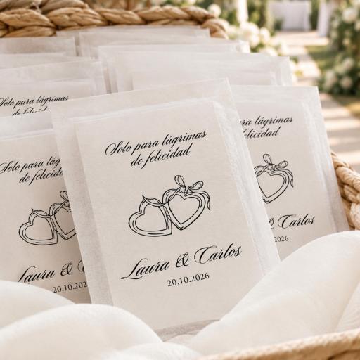 Pañuelos Lagrimas de Felicidad Personalizados [0]