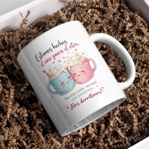 Taza Personalizada Estamos Hechos San Valentín 