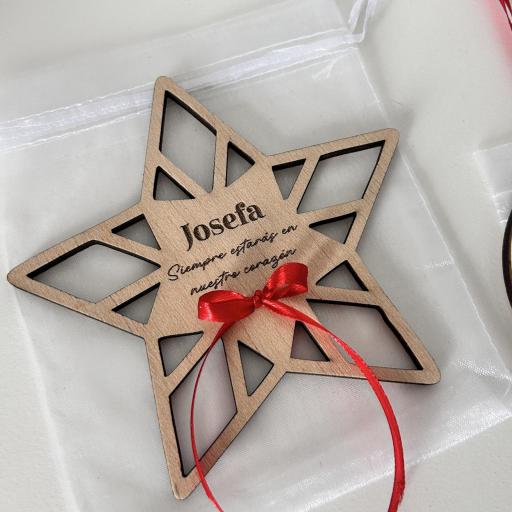 Estrella Copa Arbol De Navidad Personalizada  [2]