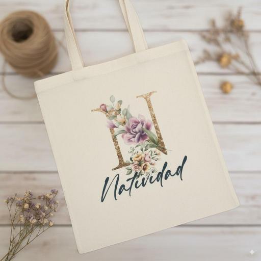 Pack Inicial Con Nombre Personalizada (Tote, Taza y LLavero)  [1]