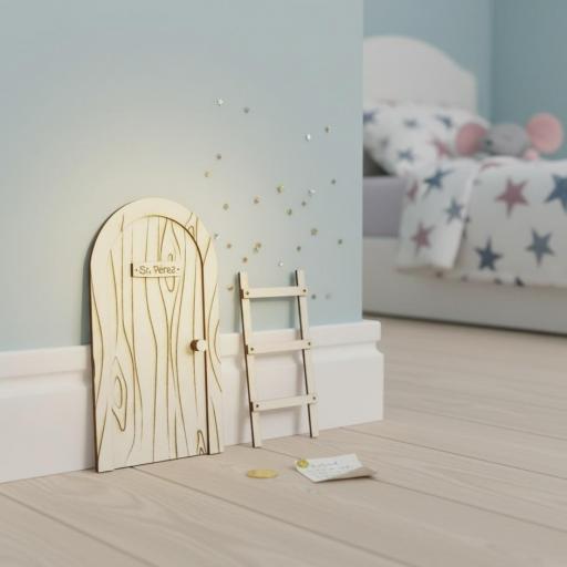 Set Chipboard Puerta Ratoncito Pérez El Rincon Scrap