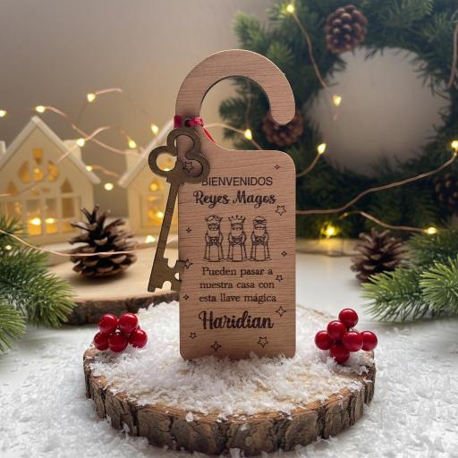 Colgador De Puerta Reyes Magos Personalizado El Rincon Scrap  [0]