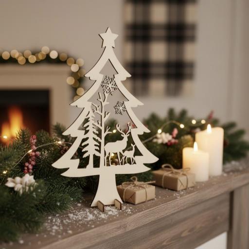 Arbol Winter Madera De Chopo Hausa