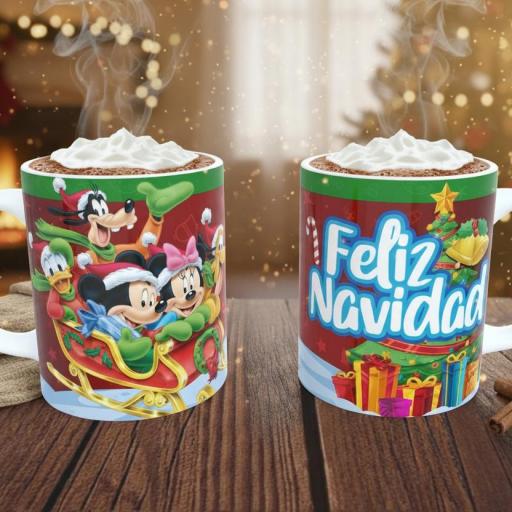 Taza Navidad Disney Varios Modelos