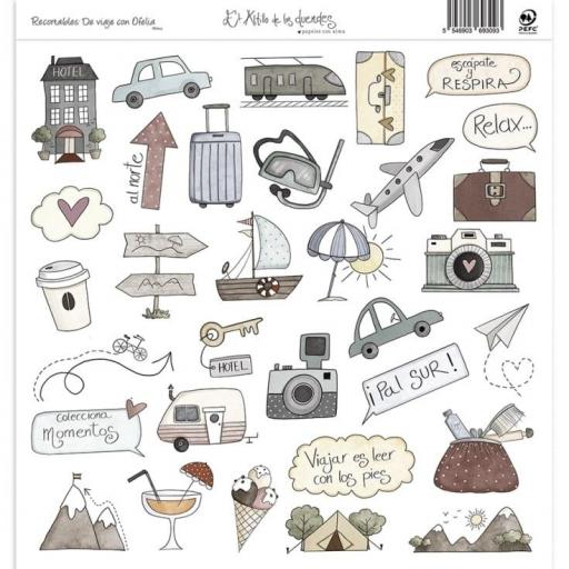 Papel Recortables De Viaje Con Ofelia El Altillo De Los Duendes [0]