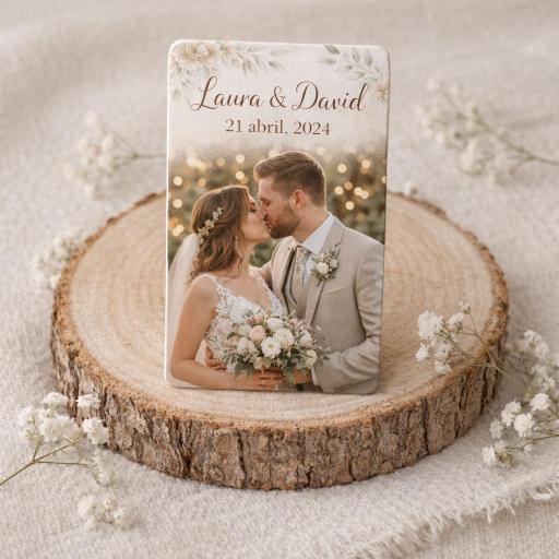 Imán Flexible Personalizado Boda