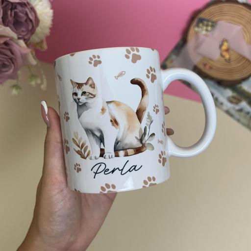 Taza Personalizada Mascotas – Ilustración + Foto Real [6]