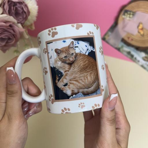 Taza Personalizada Mascotas – Ilustración + Foto Real [3]