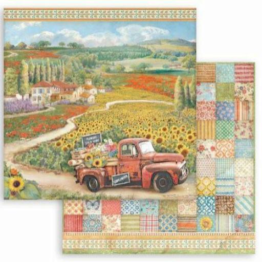 Set de Papeles Sunflower Art Stamperia  [1]