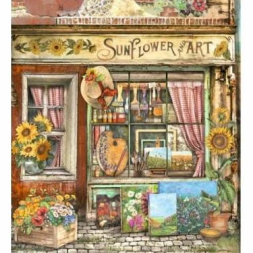 Papel De Arroz Tienda Sunflower Art Stamperia