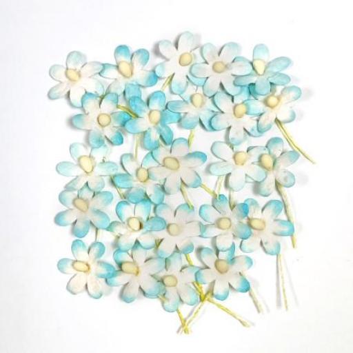 Mini Flores De papel Hawái Azul Día Kora Projects 