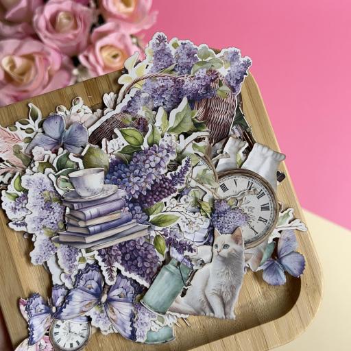 Die Cuts Lilac Garden Mintay Papers [2]