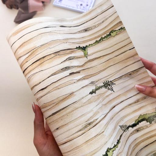 Textura Para Encuadernar Alas De Hada Madera Con Musgo El Altillo De Los Duendes