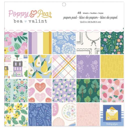 Set de Papeles Poppy And Pear American Crafts