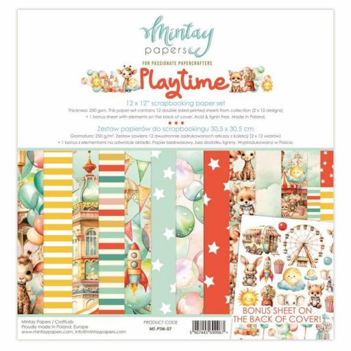 Set de Papeles Playtime Mintay Papers 