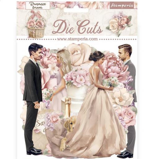 Die Cuts Romantic Collection Romance Forever  Stamperia