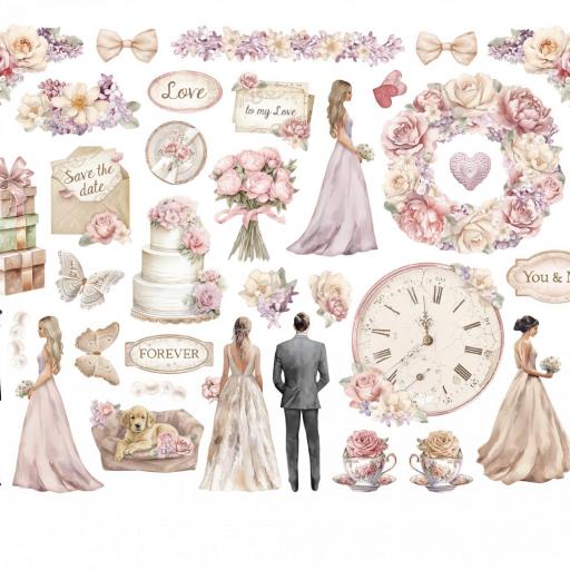 Die Cuts Romantic Collection Romance Forever  Stamperia [1]