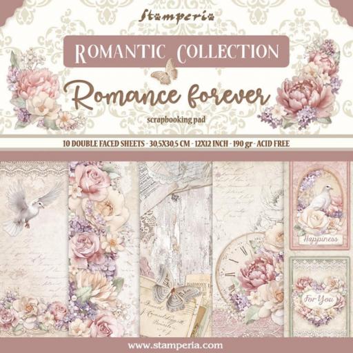 Set de Papeles Romantic Collection Romance Forever Stamperia  [0]