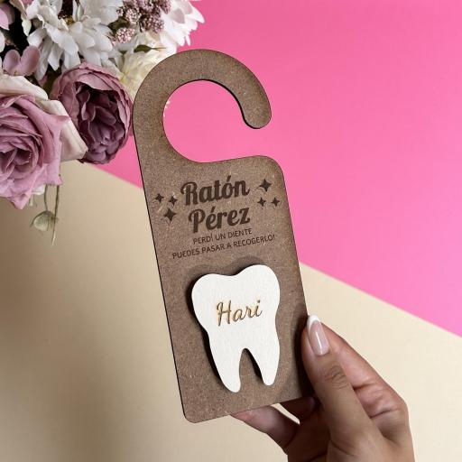 Colgador De Puerta Ratón Pérez Personalizado El Rincon Scrap  [1]