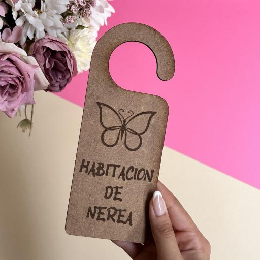 Colgador De Puerta Para Habitación Personalizado El Rincon Scrap  [1]