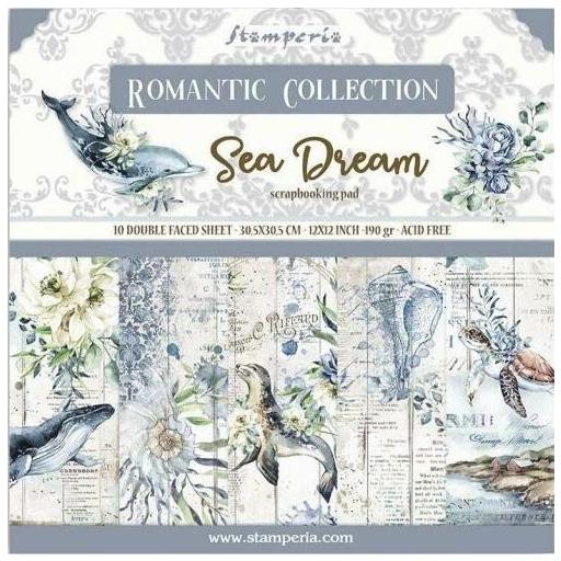 Set De Papeles Romantic Collection Sea Dream Stamperia [0]