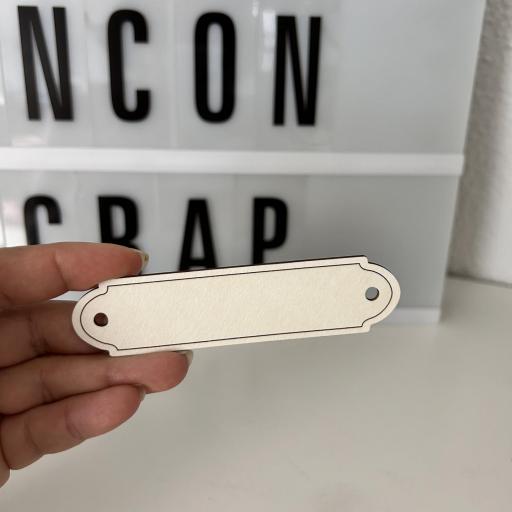 Chipboard Etiqueta El Rincon Scrap [0]