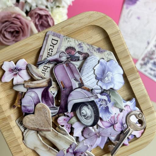 Die Cuts Lavender  Stamperia [3]