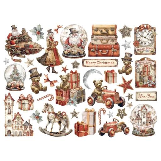 Die Cuts Gear Up For Christmas  Stamperia [1]