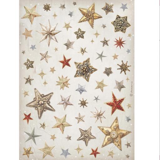 Papel De Arroz Estrellas Gear Up For Christmas Stamperia [0]