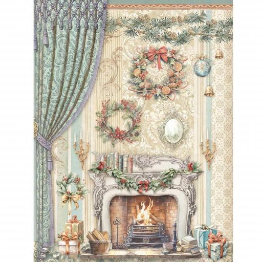 Papel De Arroz Chimenea The Nutcracker Stamperia [2]