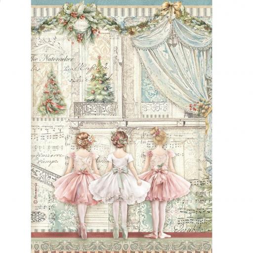 Papel De Arroz Ballet The Nutcracker Stamperia