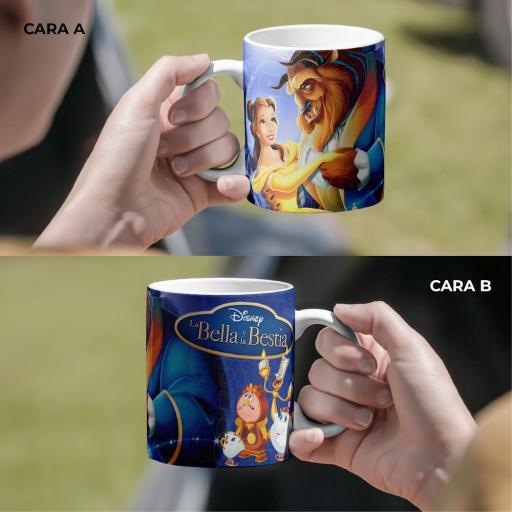 Taza Sublimada La Bella Y La Bestia [0]