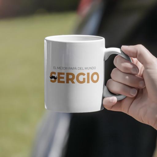 Taza Personalizada El Mejor Papá Del Mundo 2 Día Del Padre [0]