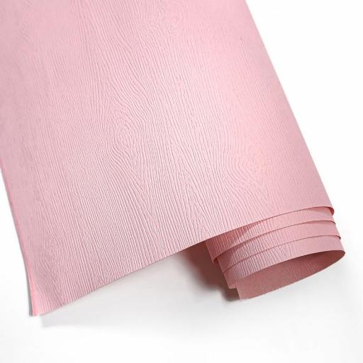 Papel Para Encuadernar Madera Rosa Crepé Kora Projects [0]