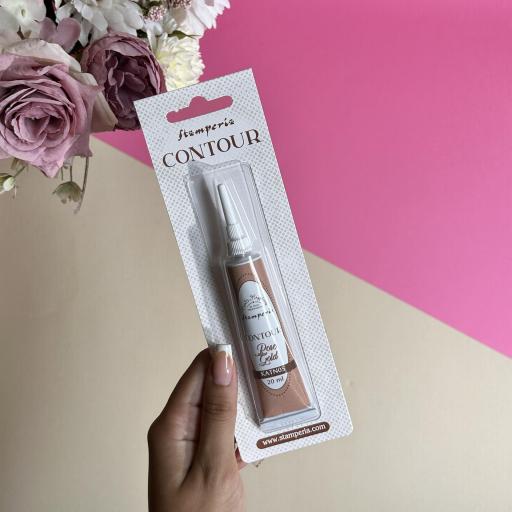 Pintura Contour Liner Oro Rosa Stamperia 