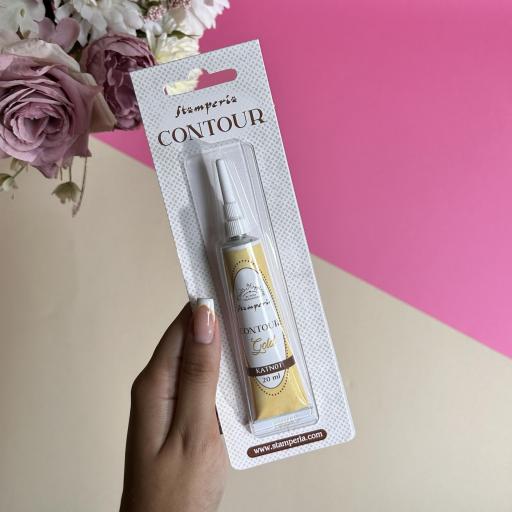 Pintura Contour Liner Gold Stamperia  [0]